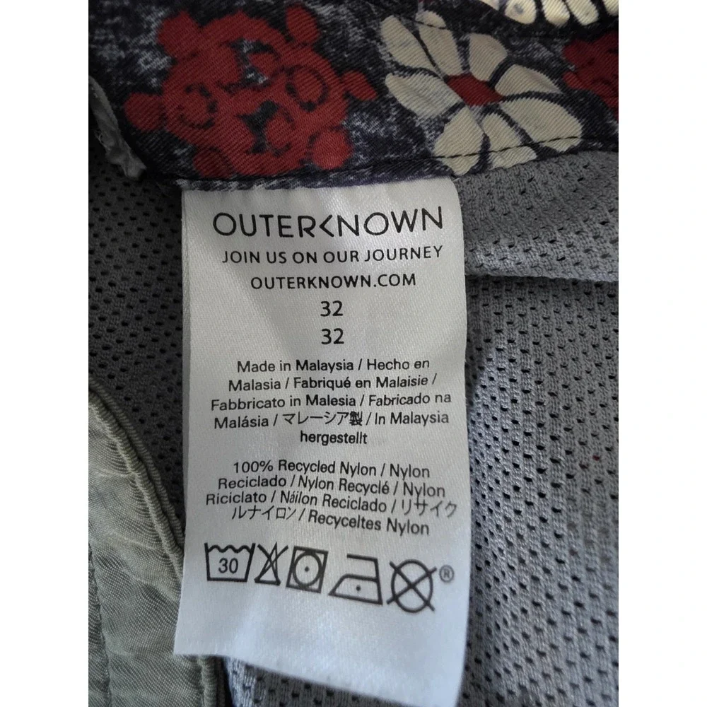 Outerknown Board Shorts Men's 32 Multi-Color Floral Recycled Nylon Quick-Dry 7